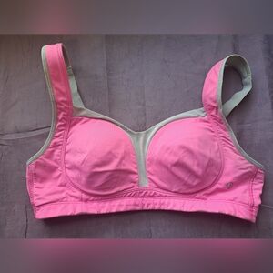 Lululemon Athletica Pink and Gray Sports Bra